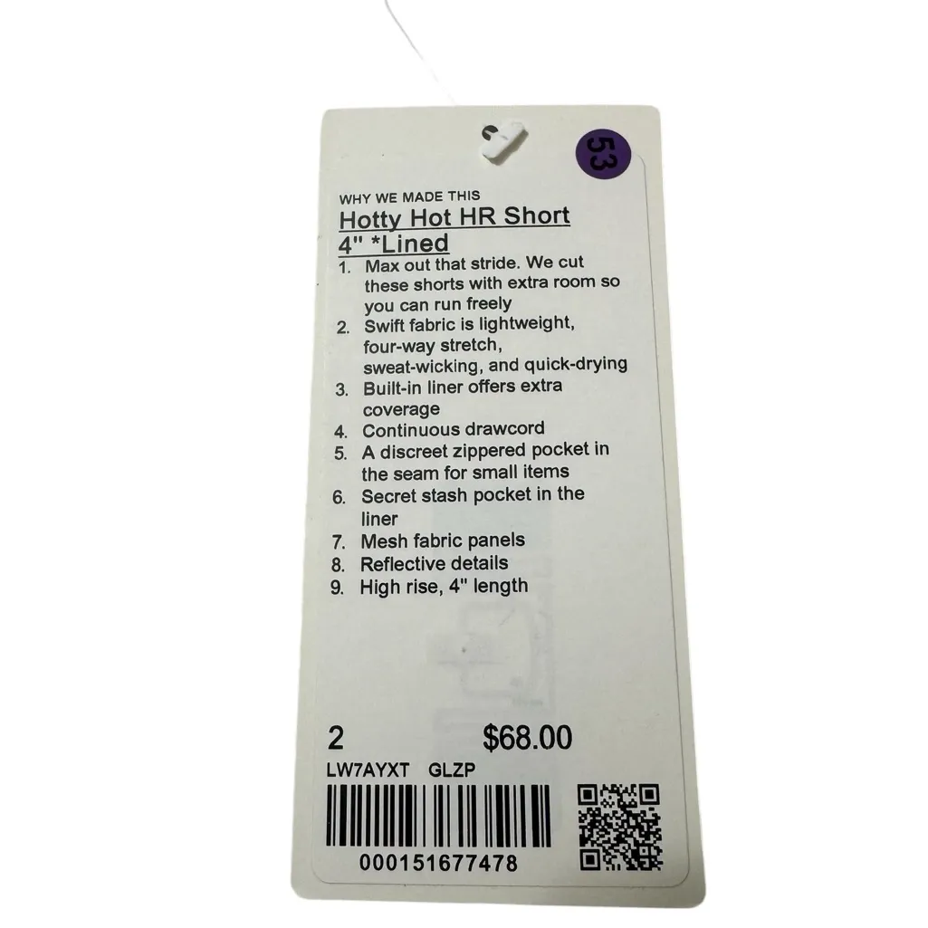 NWTs Lululemon Hotty Hot Shorts - Image 5