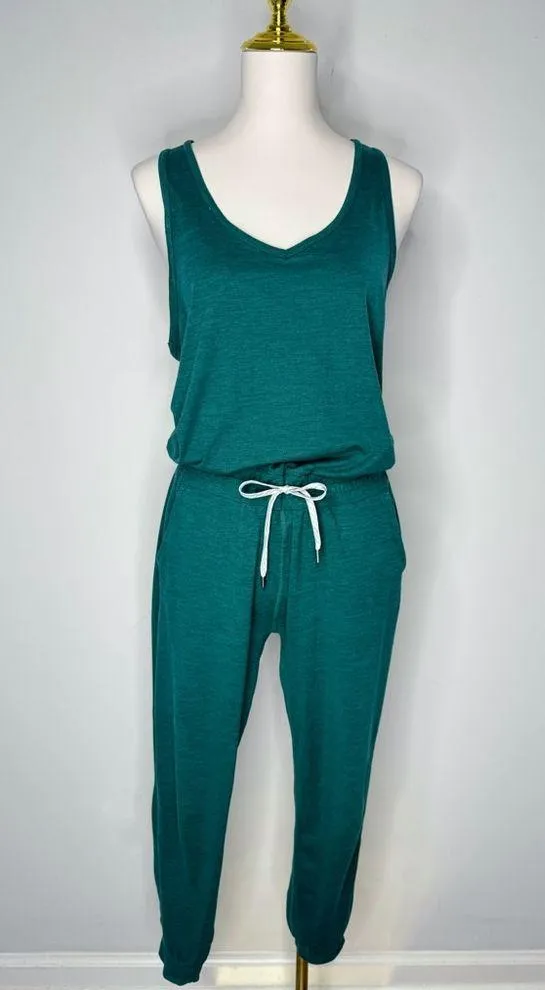 Vuori  Lux Jumpsuit Women’s Jumpsuit Jade Heather Size Medium - Image 10