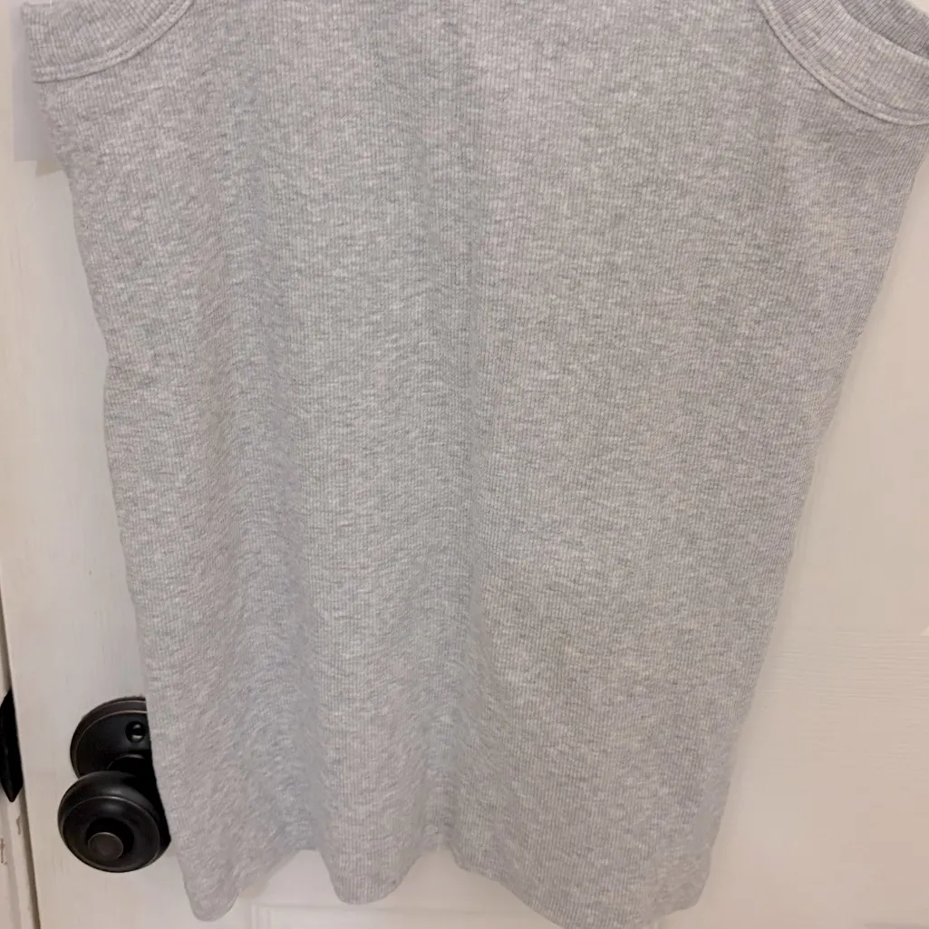 LOFT Ribbed Tank Top in Heather Grey - Image 8
