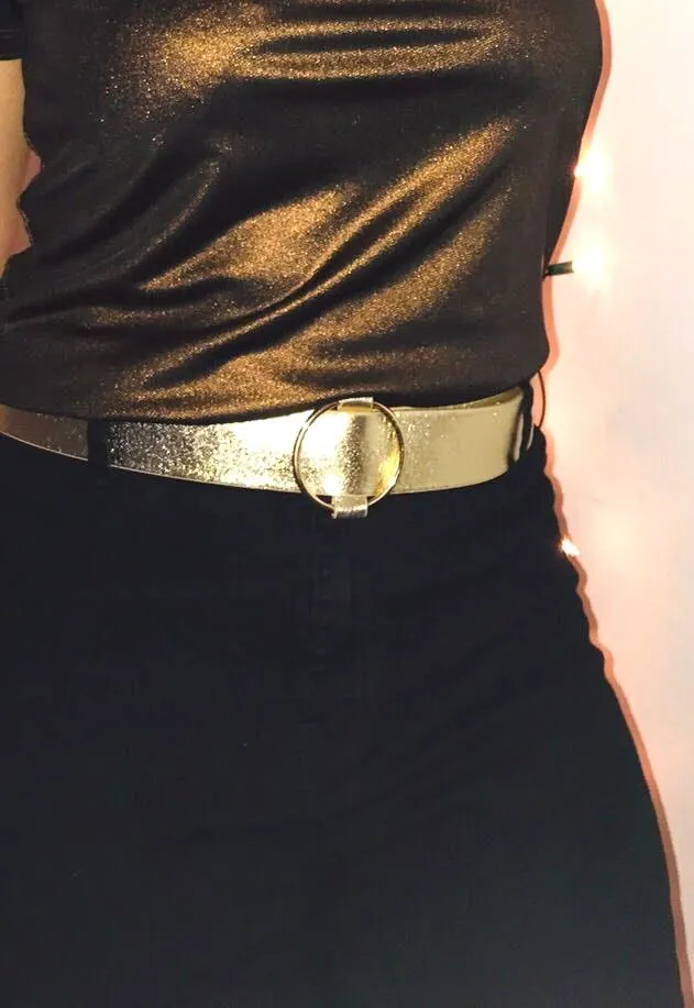 Metallic Gold Belt - Image 2