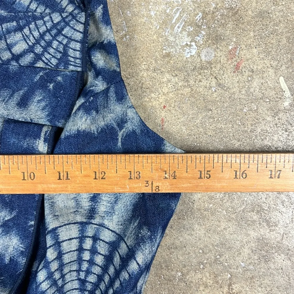 Anthropologie Eva Franco Blue and Gray Tie - Image 5