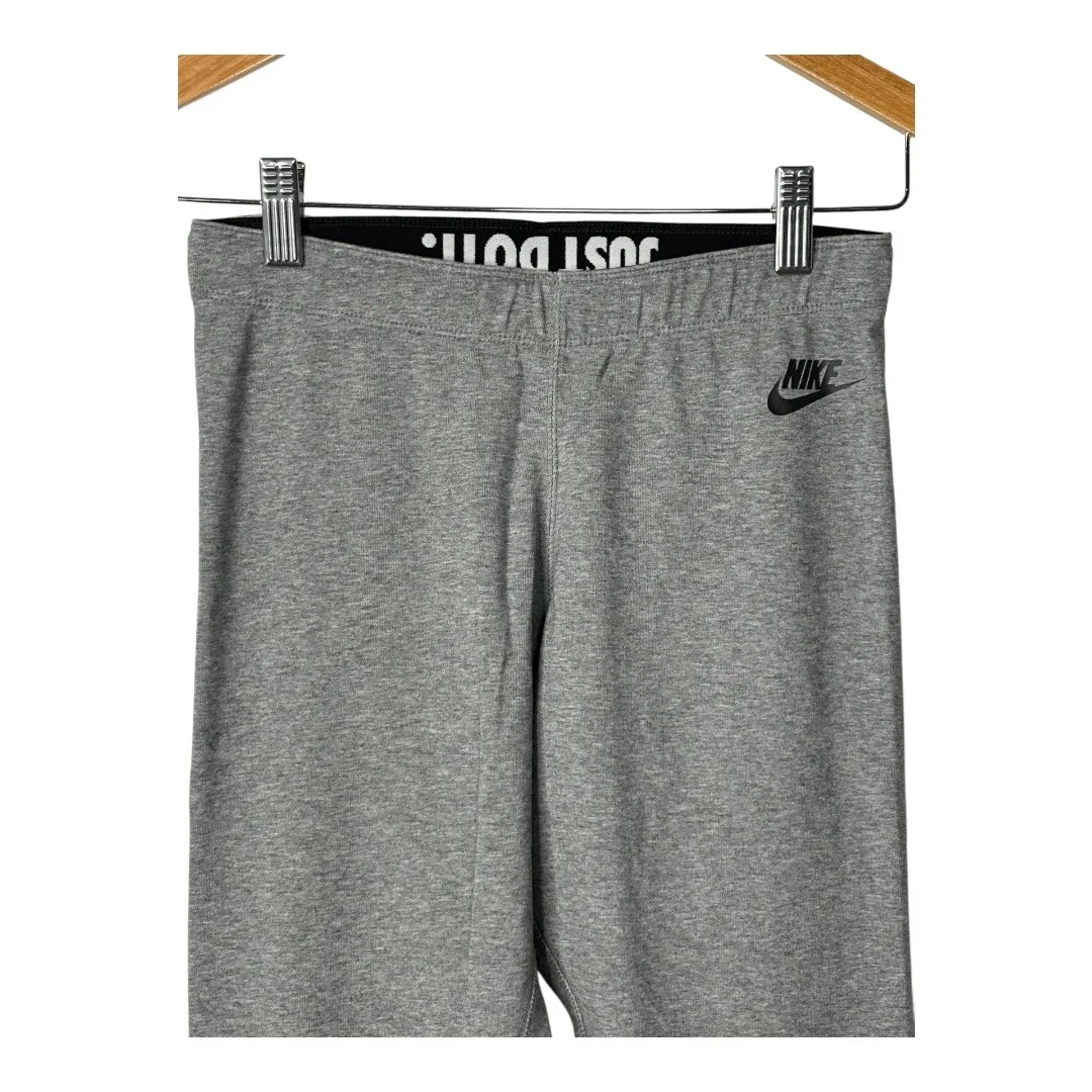 Nike Leg-A-See Legacy Just Do It Dry-Fit‎ Leggings Gray Active Women Size Small - Image 3