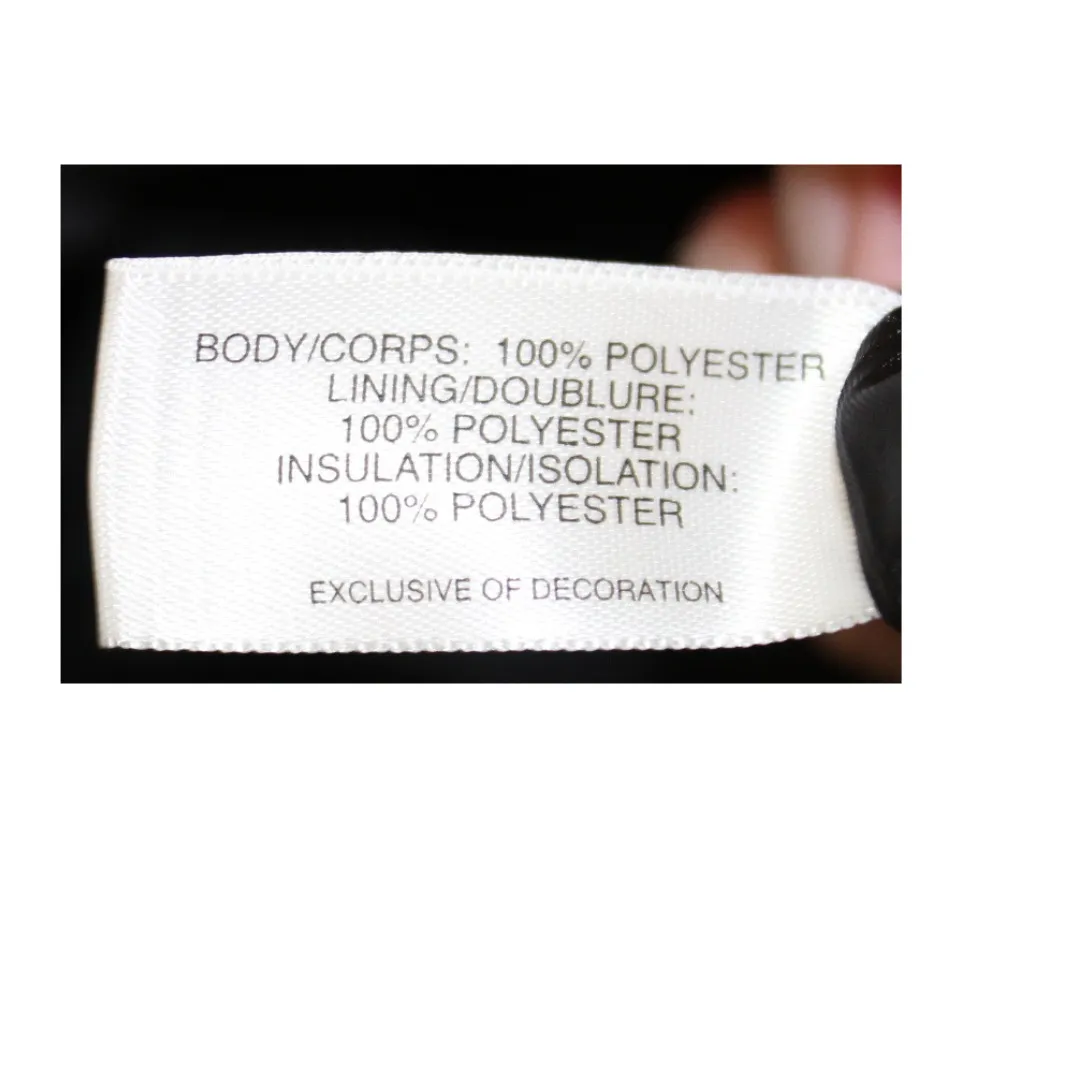 Womens size Small Petite Cutter & Buck Black quilted puff ladies full zip jacket - Image 4