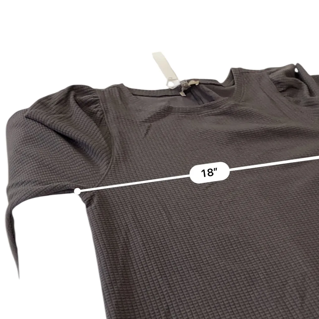 LILLA P Gray Long Sleeve Waffle knit Dress NEW Size SMALL - Image 10