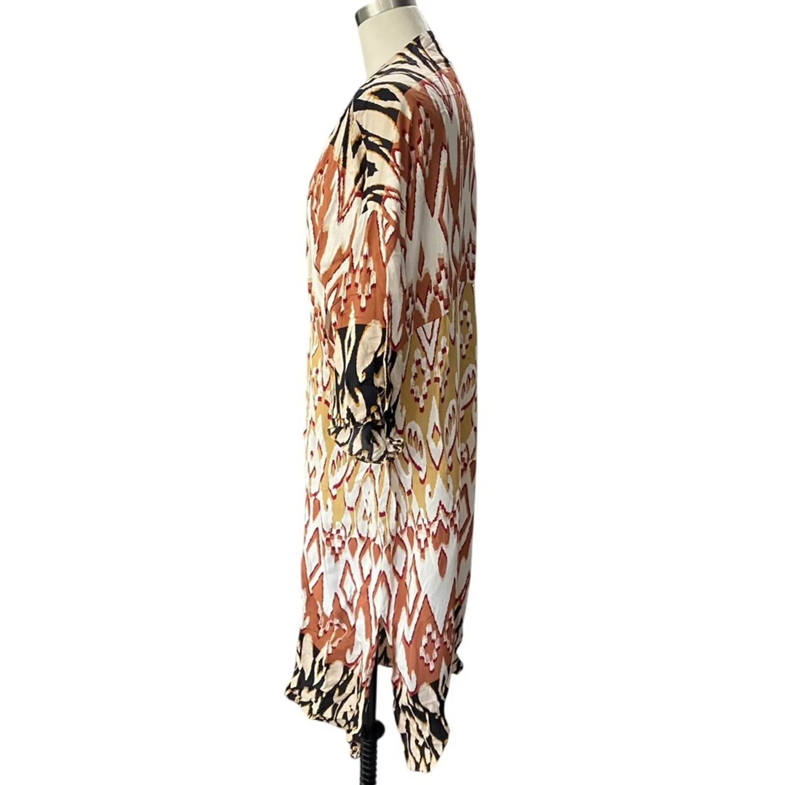 Evereve MILA Multicolor Geometric Open Cardigan Kimino cover up duster Size XS/S - Image 3