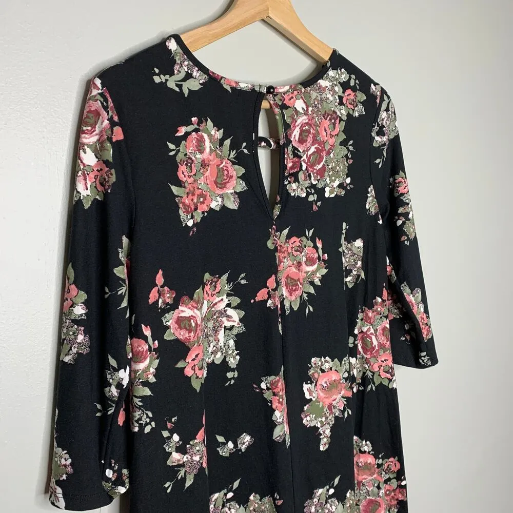 Three Pink Hearts  Tunic Top Floral Small - Image 6