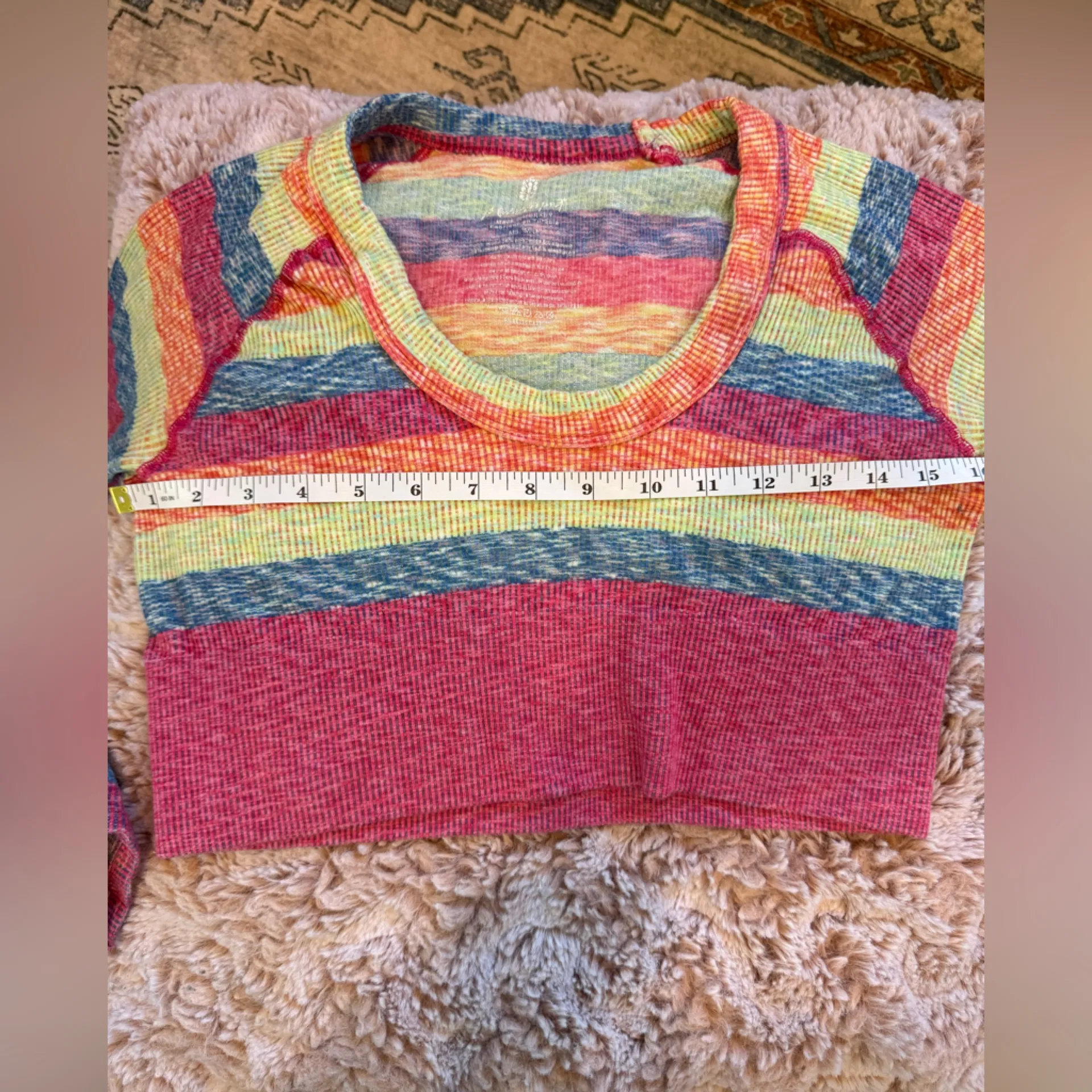 Free people Multicolor Knit intimately set size M/L Red - Image 2