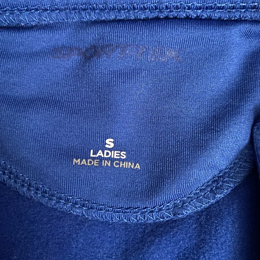 Women’s Kentucky Quarter Zip, Long Sleeve Jacket Blue - Image 4