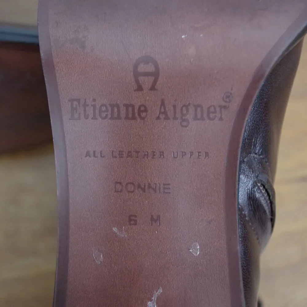 Etienne Aigner Donnie Heeled Side Zip Ankle Booties Size 6M - Image 2