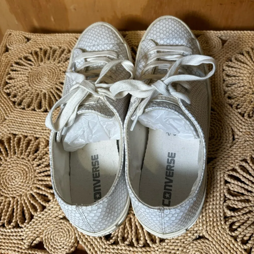 Converse Chuck Taylor Gemma Scaled White Womens Sz 7 - Image 4