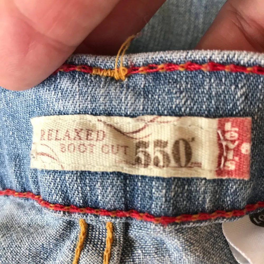 Levi's Relaxed Boot Cut 550 Jeans 14M Vintage 90's - Image 14