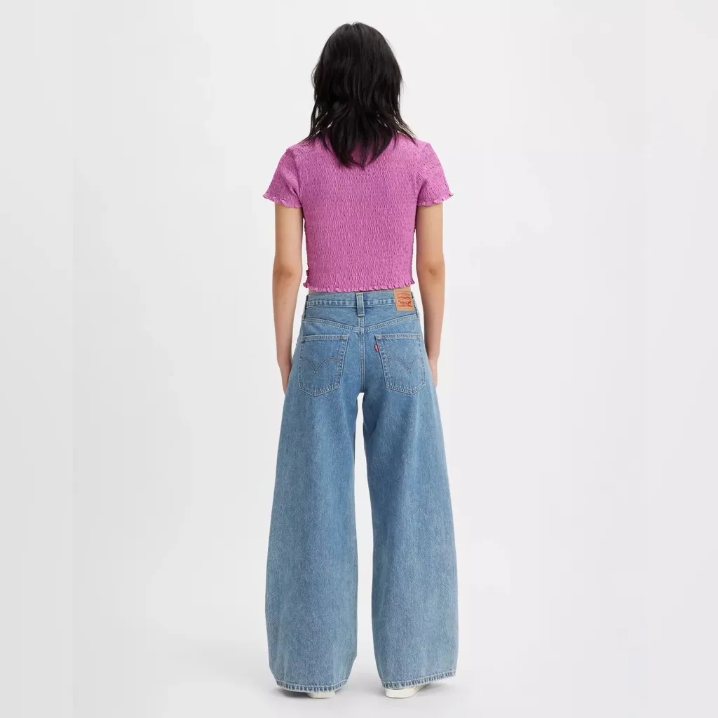 NWT LEVI’S ‘94 BAGGY WIDE LEG BLUE JEANS SIZE 26 x 31 - Image 3