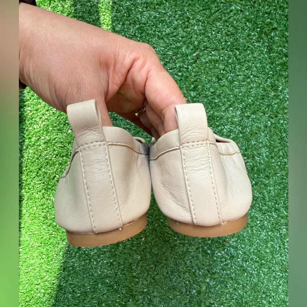 J. Crew Women's Light Beige Ballet Flats Size 7.5 - Image 5