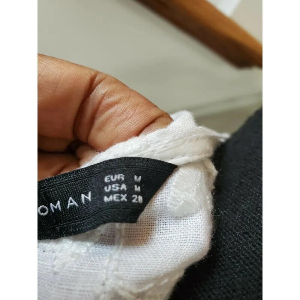 Zara 100% Polyester Crew Neck Short Sleeve Dress - Image 10