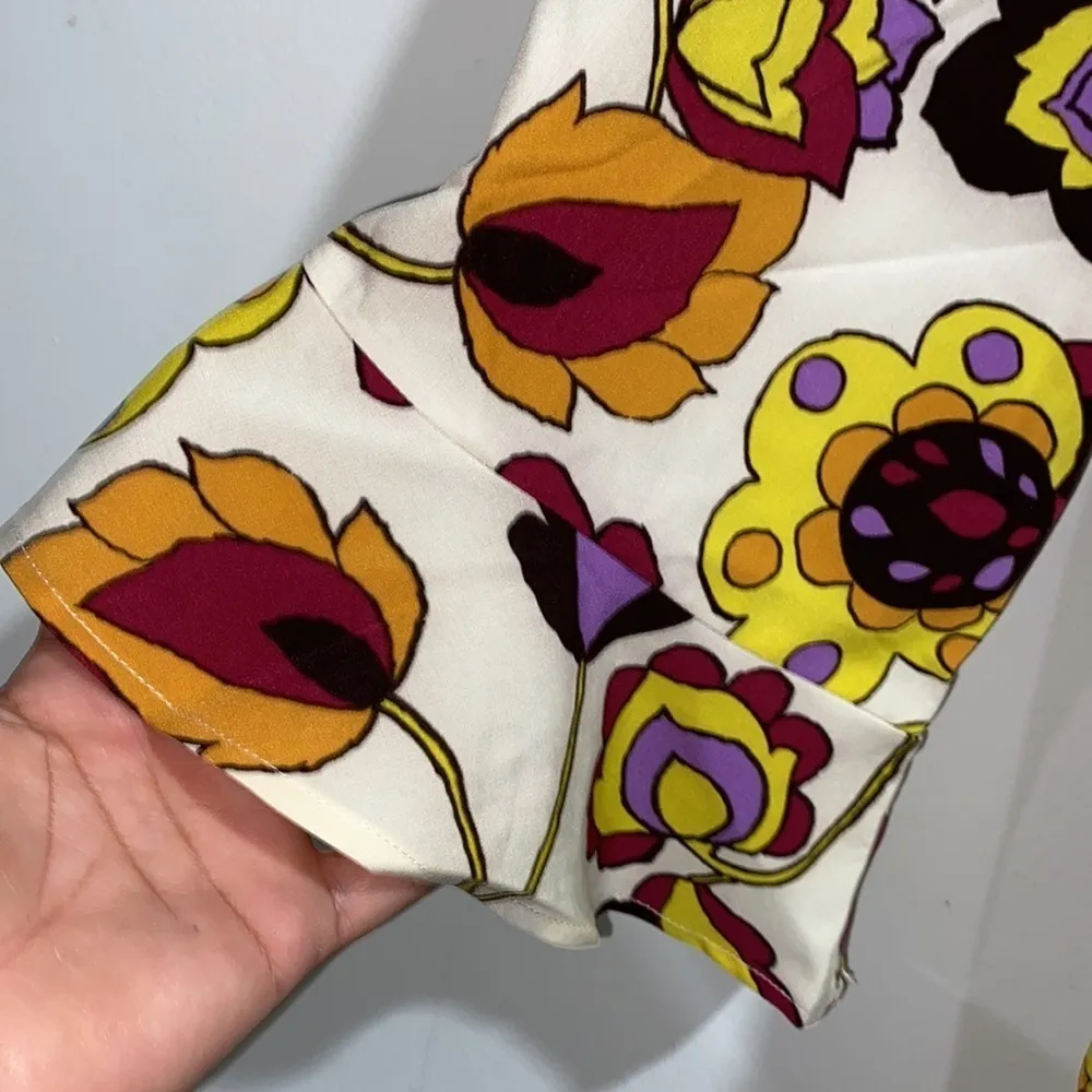 Modcloth jacket kimono open duster NEW floral bold print‎ medium mod cloth - Image 3