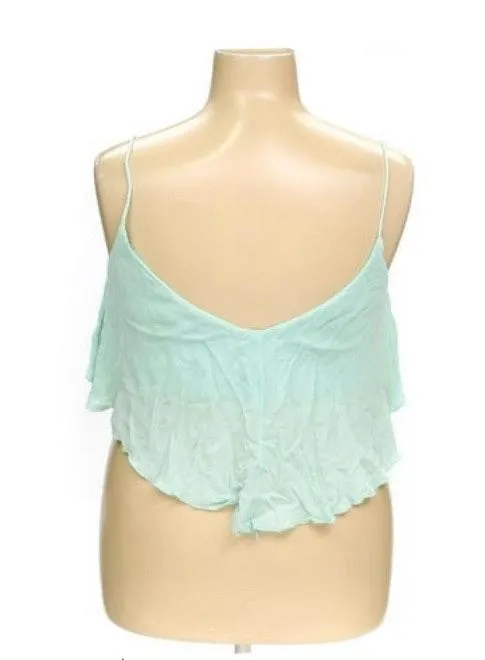 Truth Teal Crop Top Large - Image 2