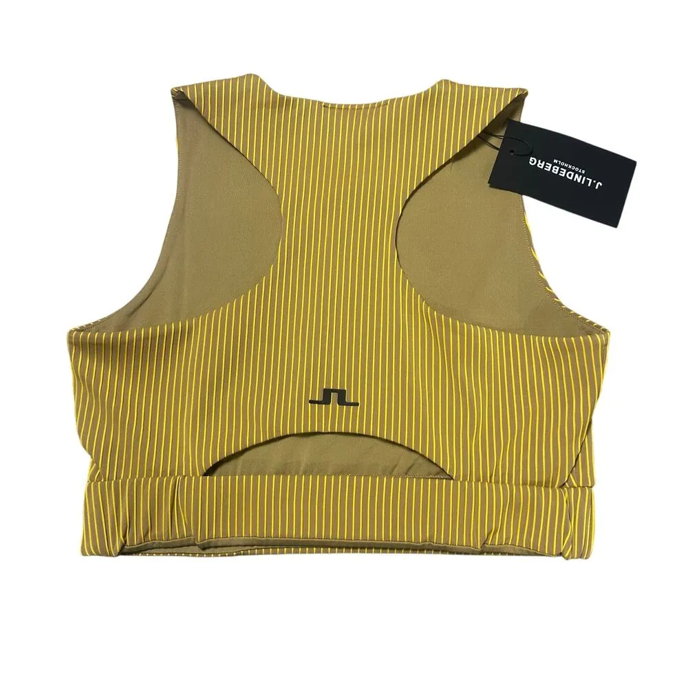 J. Lindeberg Tiger Brown Penelope Golf Top NEW Size L - Image 2