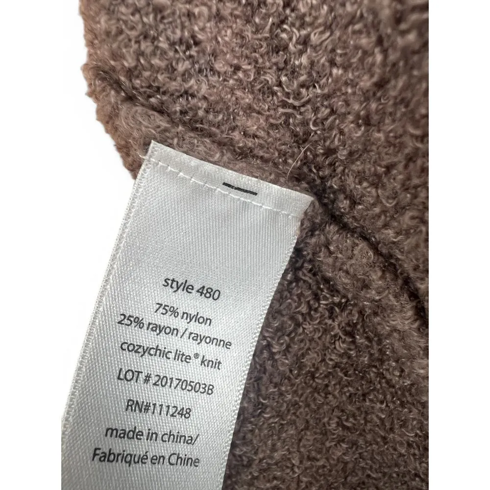 Barefoot Dreams | M | Brown Cozy Chic Hooded Super Soft Cardigan Robe Lounge - Image 4