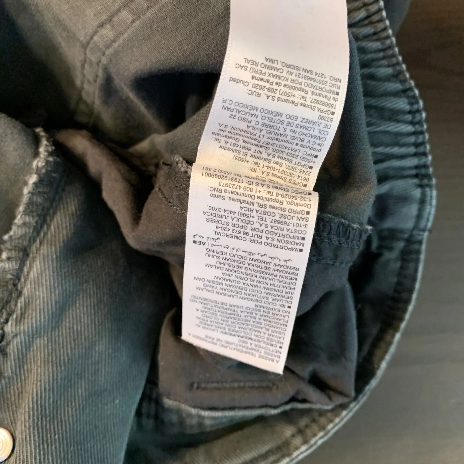 Old Navy Womens Cargo Pants Size S Tall Black Jogger Leg Elastic Waist Cinch Hem - Image 5