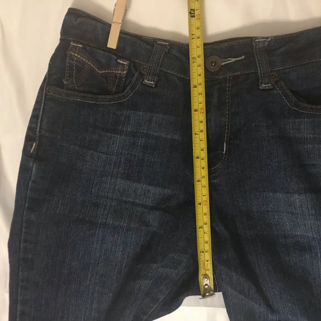 Salt Works New York City Medium Rise Denim Bootcut Jeans 4P Classic Casual Boho Blue Size 4 - Image 6