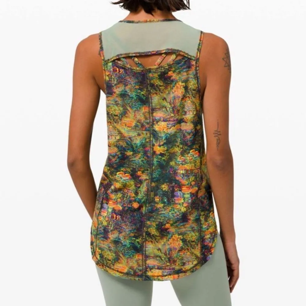 ✨ Lululemon Sculpt Tank SeaWheeze Glitch Starlight Tapestry Mesh - Image 2