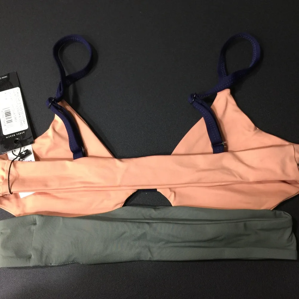TAVIK Colorblock Cutout Bikini Top XS - Image 9