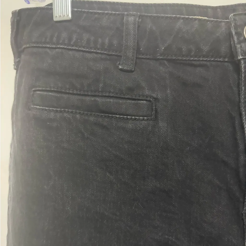 Pilcro‎ Black Bootcut Jeans with Back Zipper Hem Size 30 - Image 4