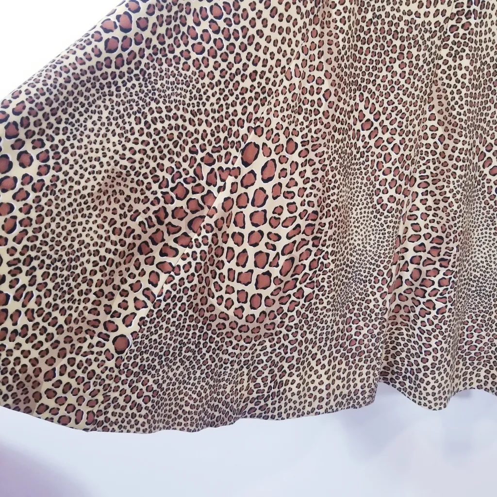 Norma Kamali Leopard Print Sleeveless Dress - Image 5