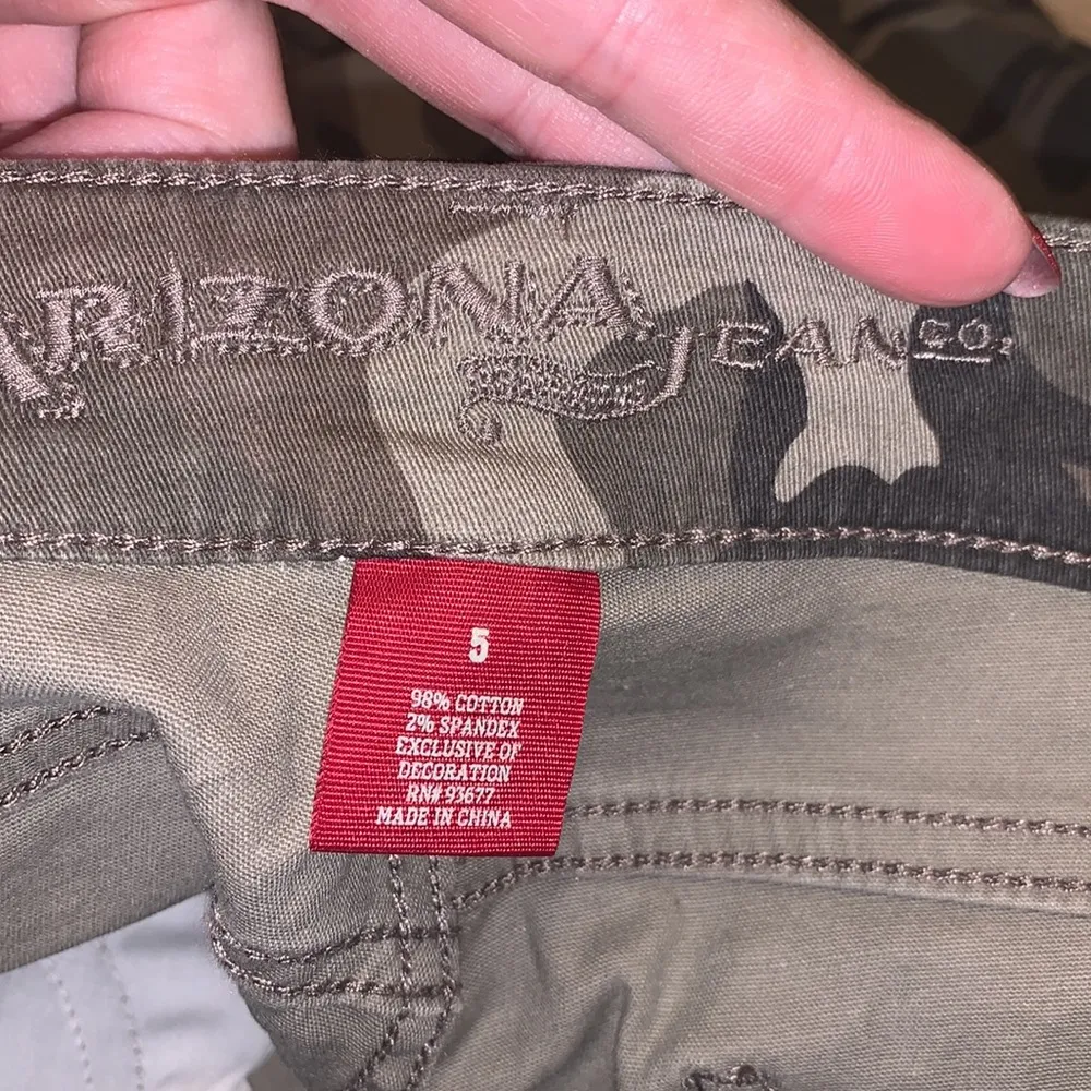 Arizona Jeans Arizona jean co green camo super skinny jeans - Image 8