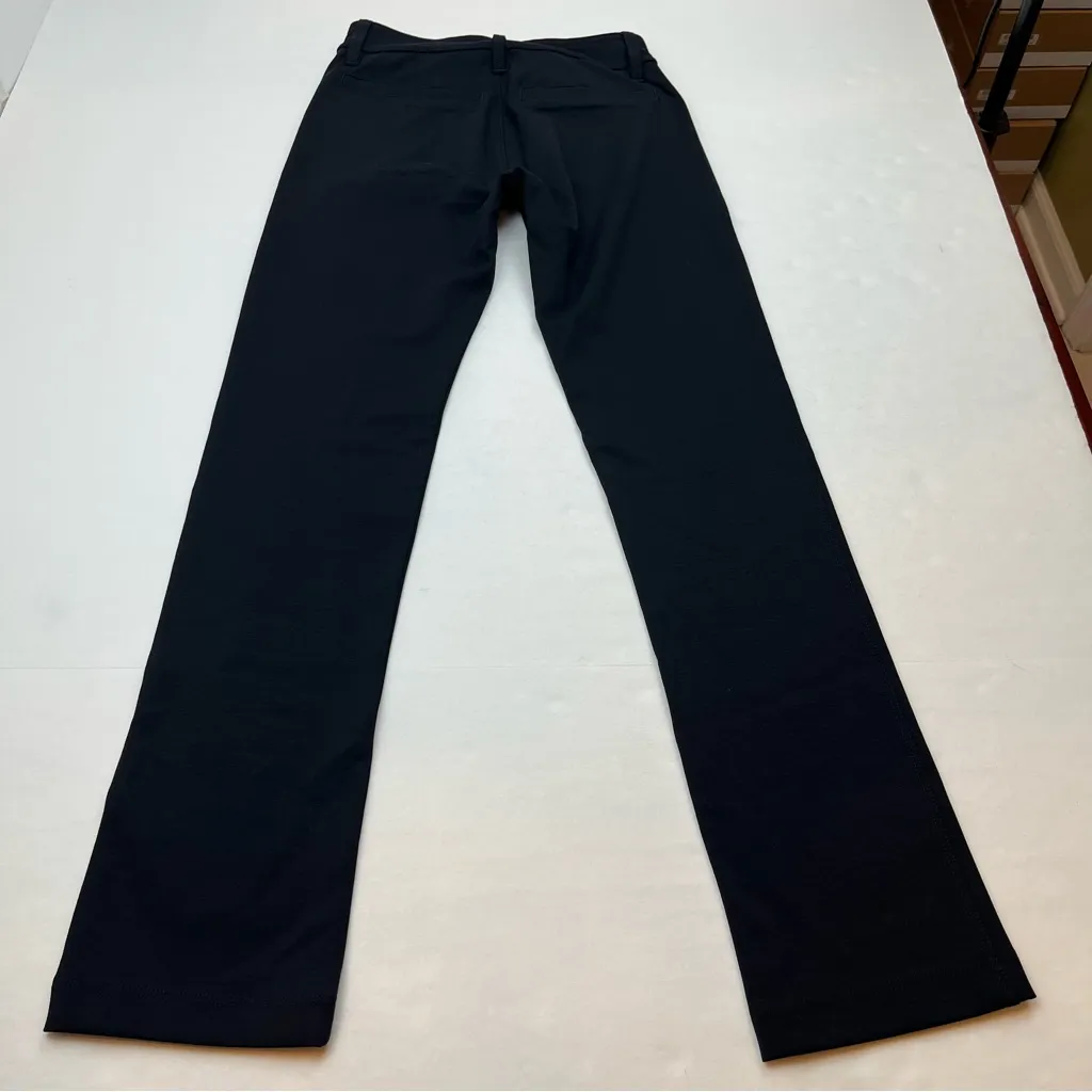 American Giant Ponte Pant Womens Size‎ 0 Black Pull On Stretch Back Pockets - Image 9
