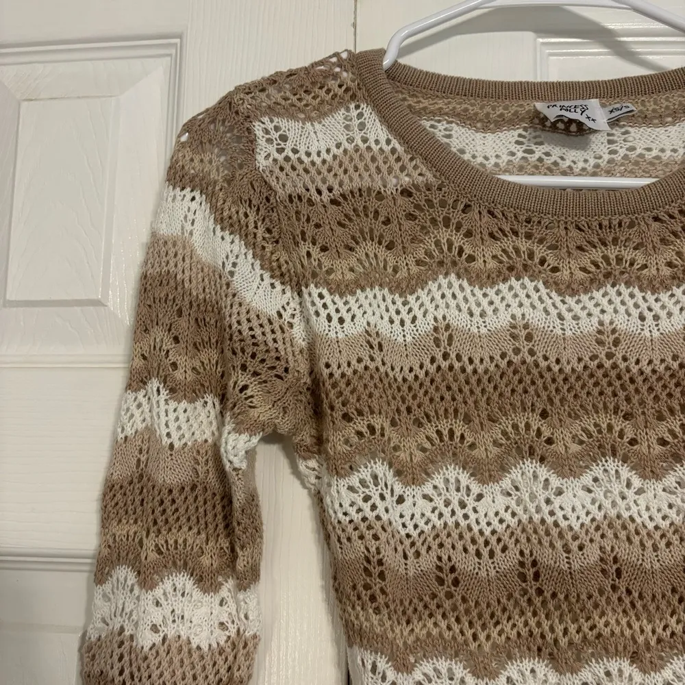 Princess Polly Leah Knit Mini Dress Brown - Image 4