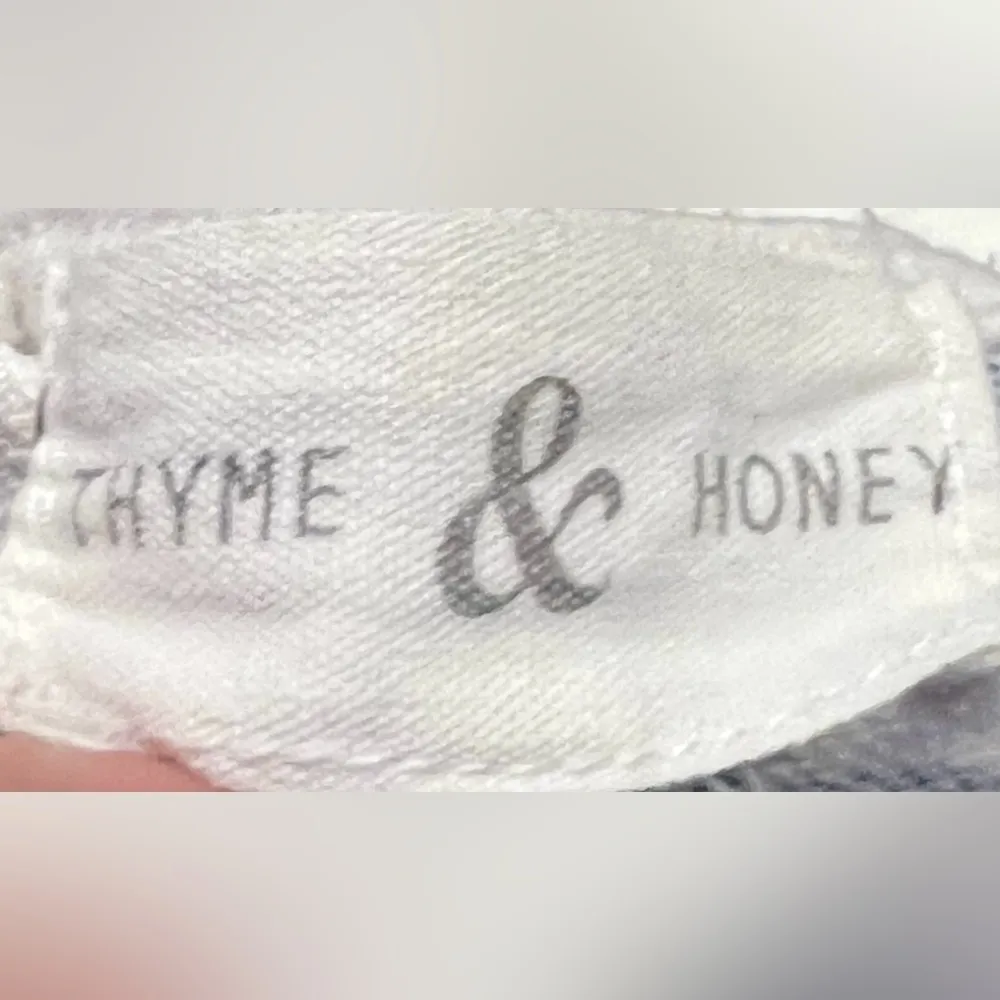 Thyme & Honey blue and white sleeveless striped dress. Size M Size M - Image 3