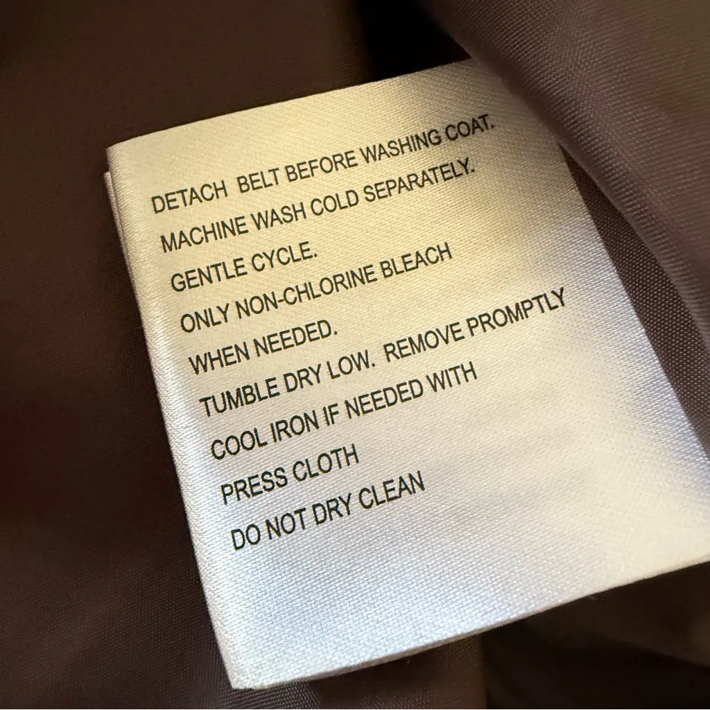 MK Michael Kors Brown Sheen Belted Puffer Jacket  Size L - Image 6