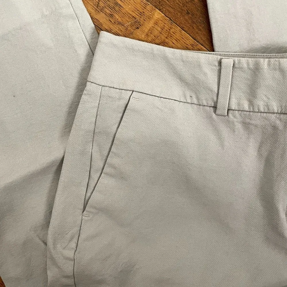 Ann Taylor tan capri beige pants low rise business casual style classic summer - Image 2