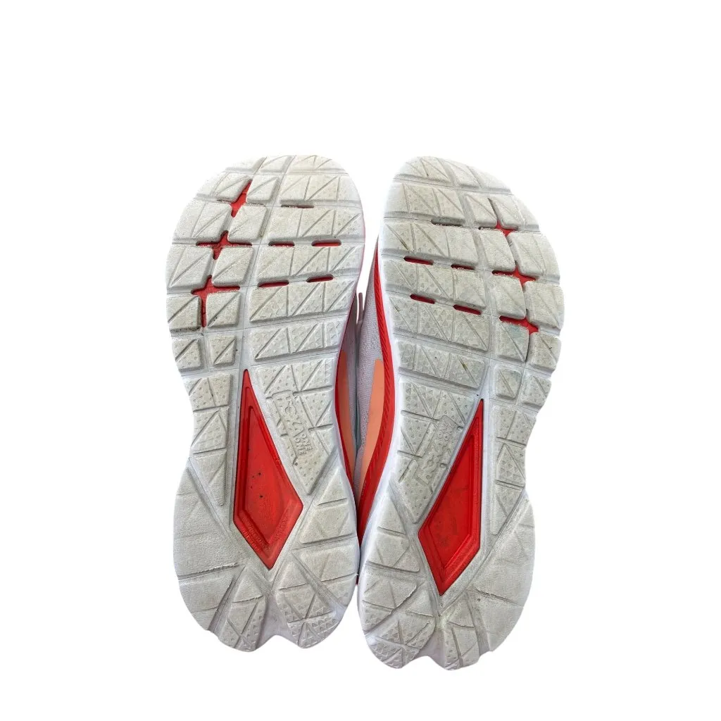 Hoka One One Mach 4 Womens White Red Running Shoes sneakers size 10B sku 8829 - Image 12