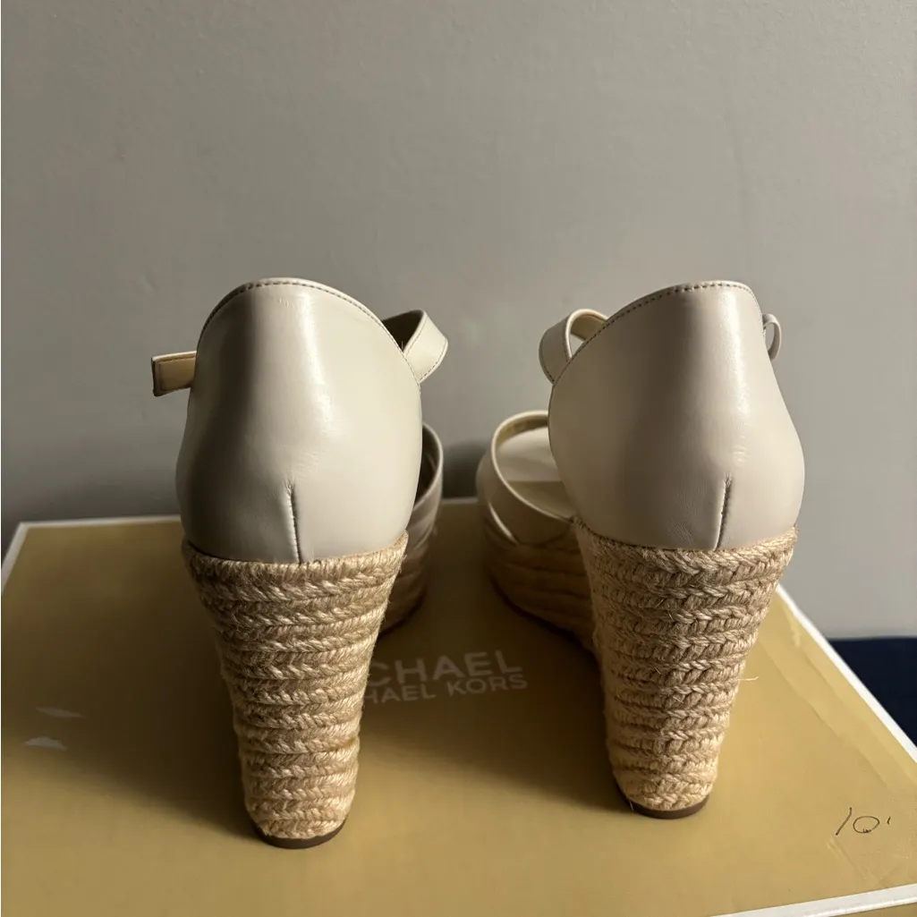 MICHAEL Michael Kors Women's Maggie Espadrille Wedge Sandals - Image 6