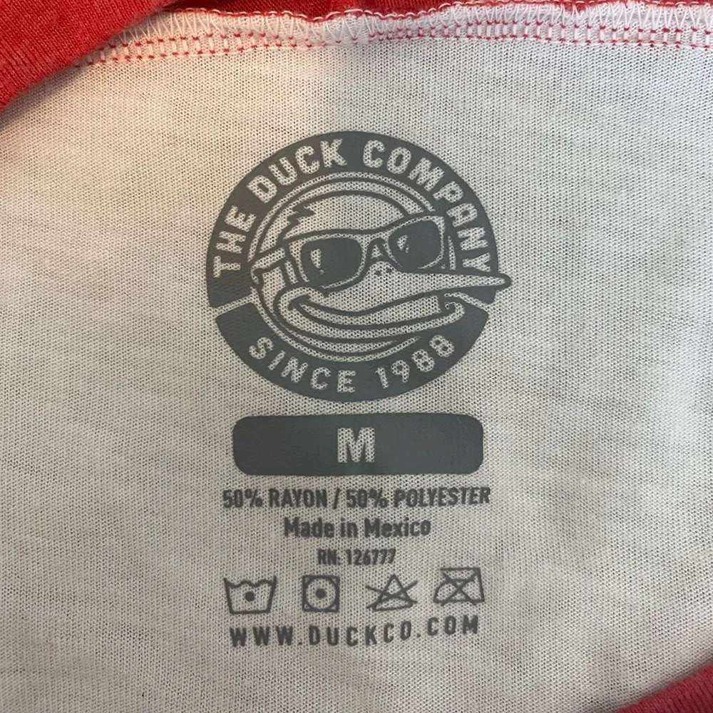 Ryman Auditorium Red and White Long Sleeved Shirt Size M - Image 3