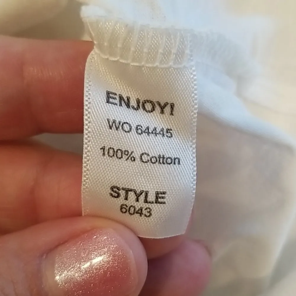 💕MICHAEL STARS💕 Sunday Morning & Mimosas Muscle Tank White One Size - Image 8