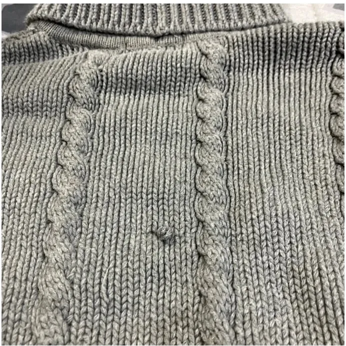 Scott Olive Green Turtleneck Sweater Gray Size M - Image 8