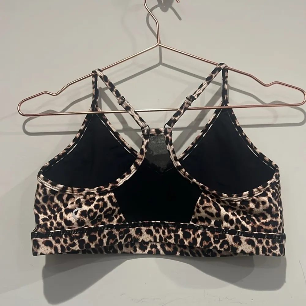 ZYIA Active Brilliant Mesh Leopard Cheetah Print Sports Bra XL - Image 5