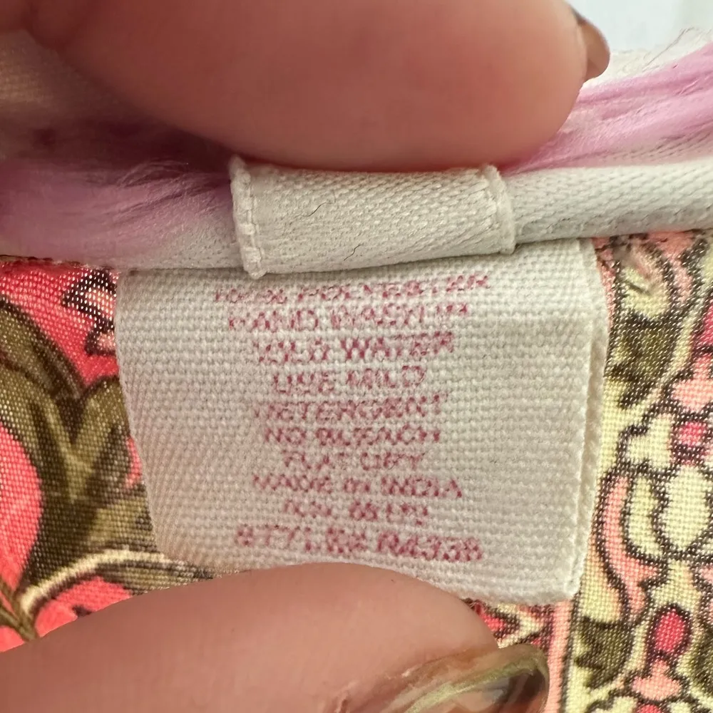 Boemo Bohemian Kaftan Floral Button Down Drawstring Tassel Midi Maxi Dress M Size M - Image 7