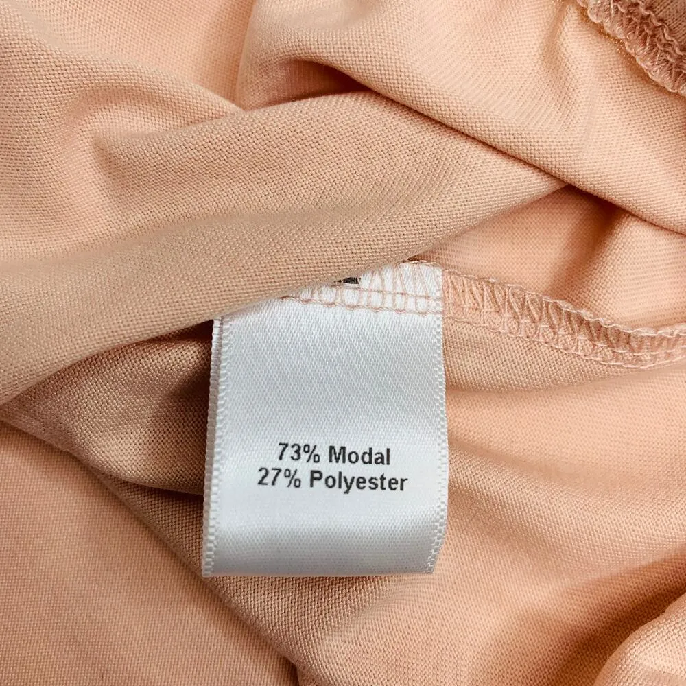 Peyton Jensen  Peach Narrow Neck Top Sz Medium - Image 8