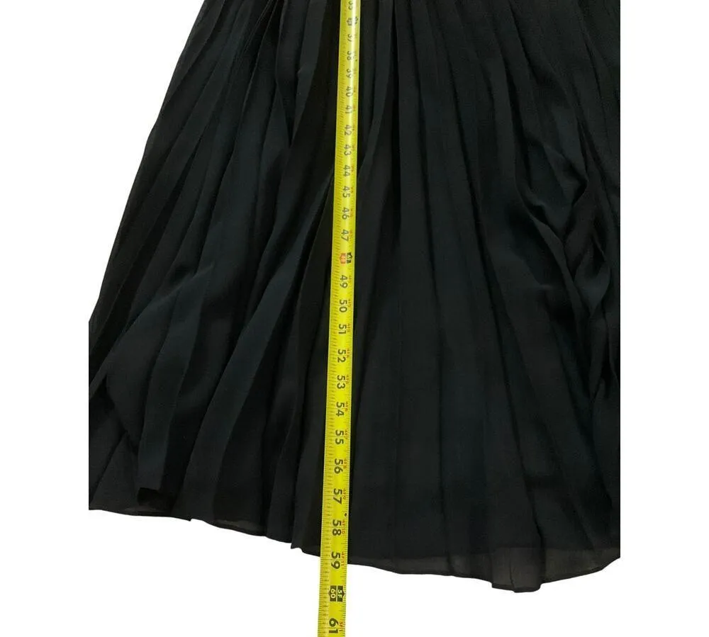 BCBG Maxazria Black Katherine Elastic Waist Formal Dress Women Size XXS | 11-7 - Image 7