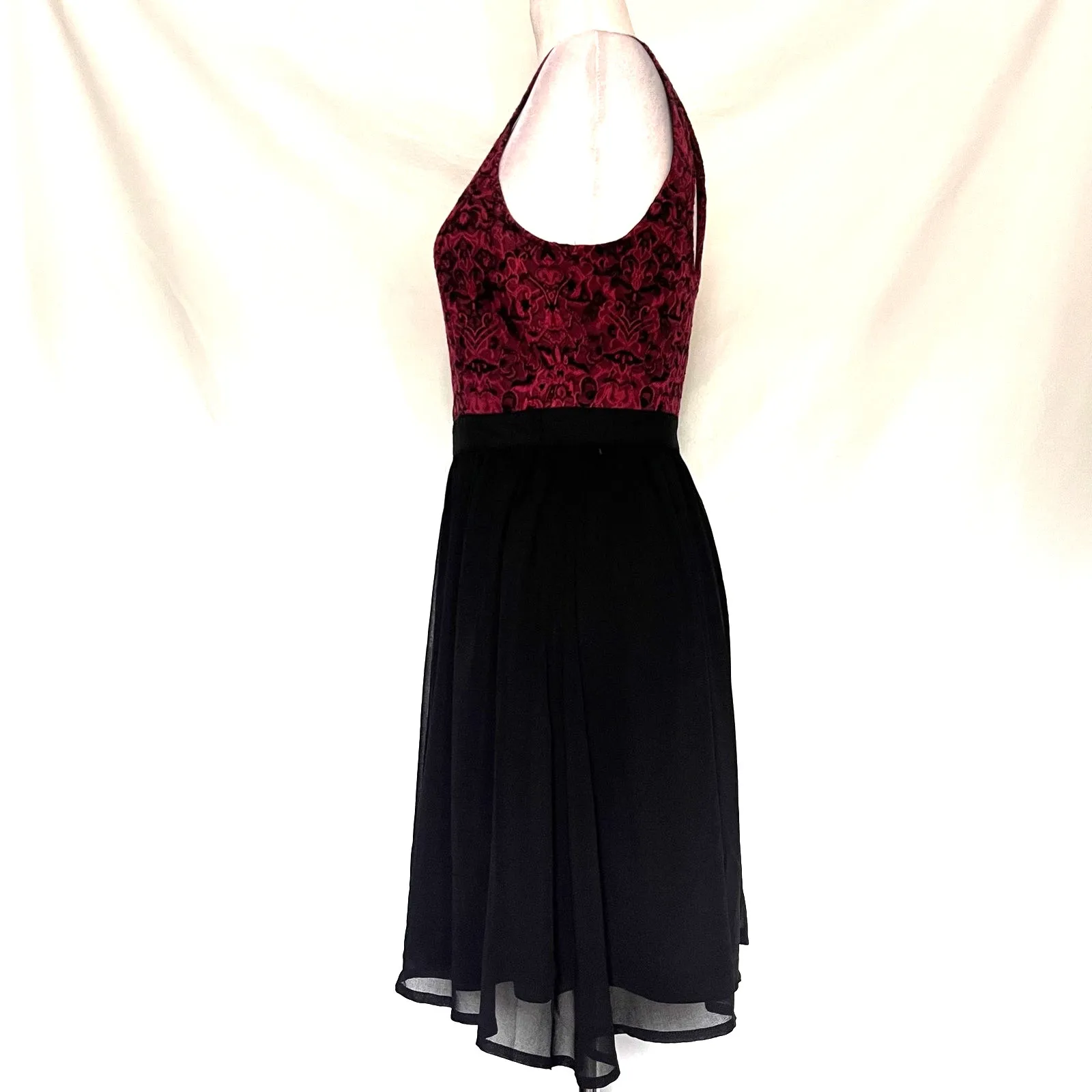 Jealous Tomato Lace Skater Dress Sz M Holiday Gothic Mesh Dark Fairy Cocktail - Image 5
