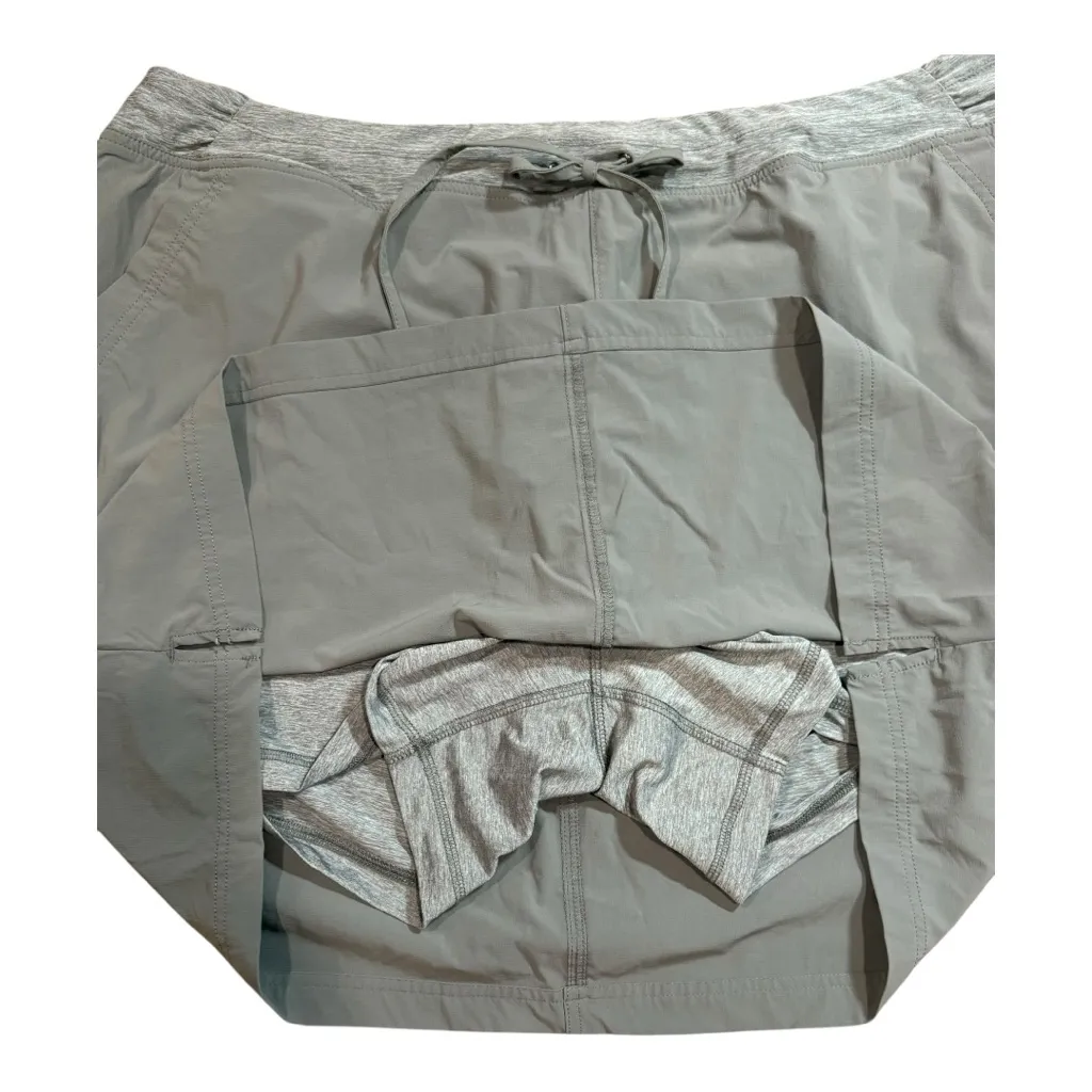 Duluth Trading Co Women's Plus 22W Armachillo Cooling Woven Skort Gray - Image 7