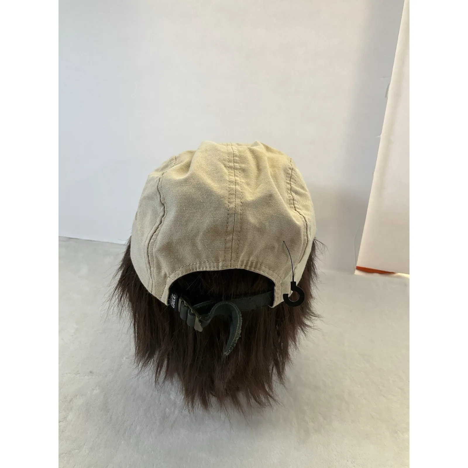 Original Chuck Hat 5 Panel Cap Adult Leopard Tan Strapback Adjustable Brown - Image 5