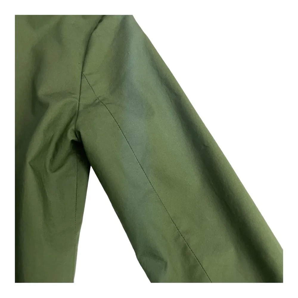 J. Crew Swing trench in Japanese cotton, cropped short Trench, Olive Khaki, OP - Image 14