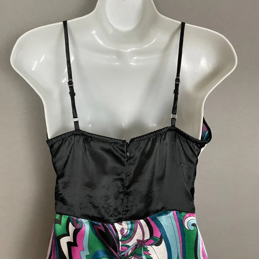 Vintage Y2K Dress Retro Print Flower Power V - Image 6