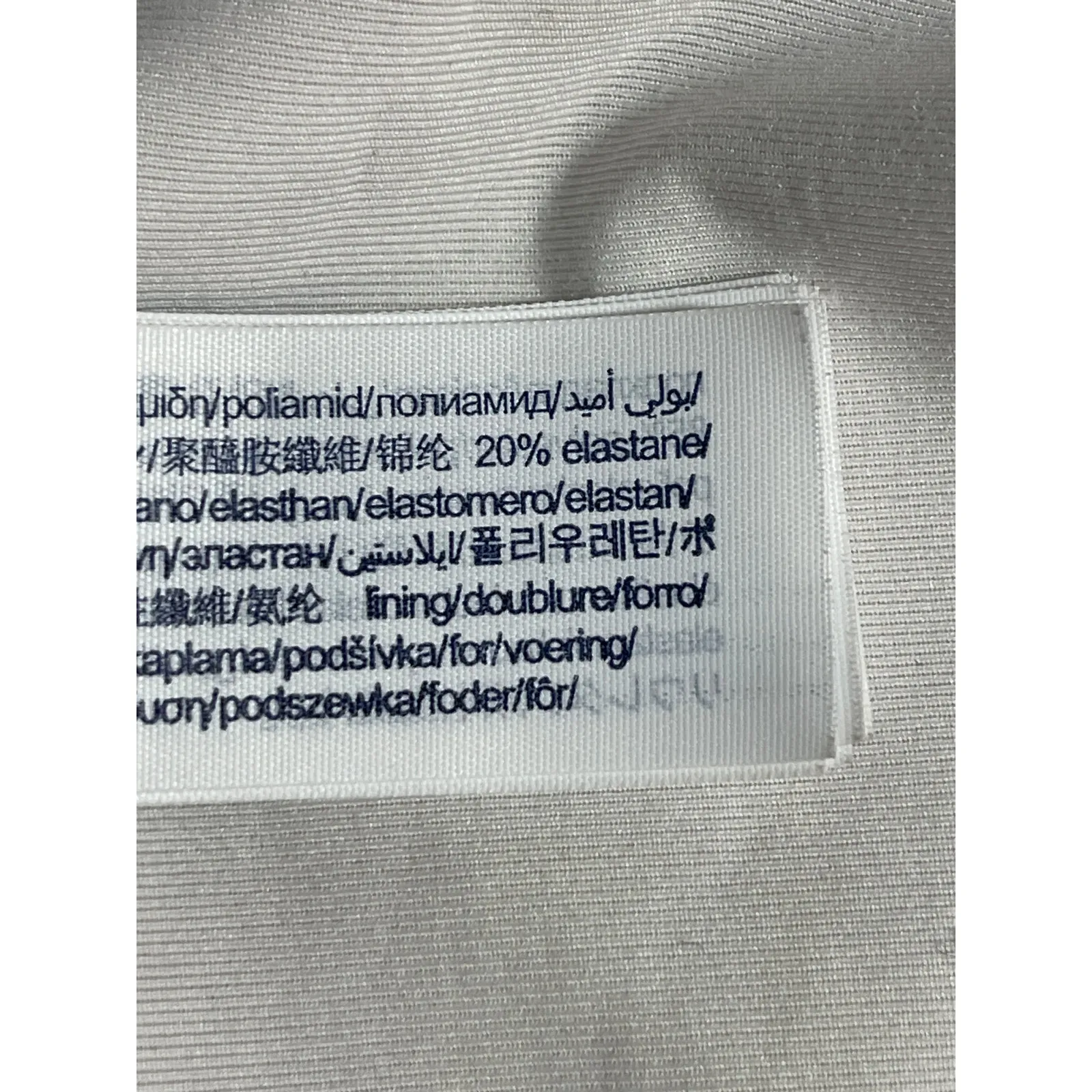 Tommy Hilfiger Rainbow Triangle Fixed Colorblock Graphic Sleeveless Bikini Set M - Image 9