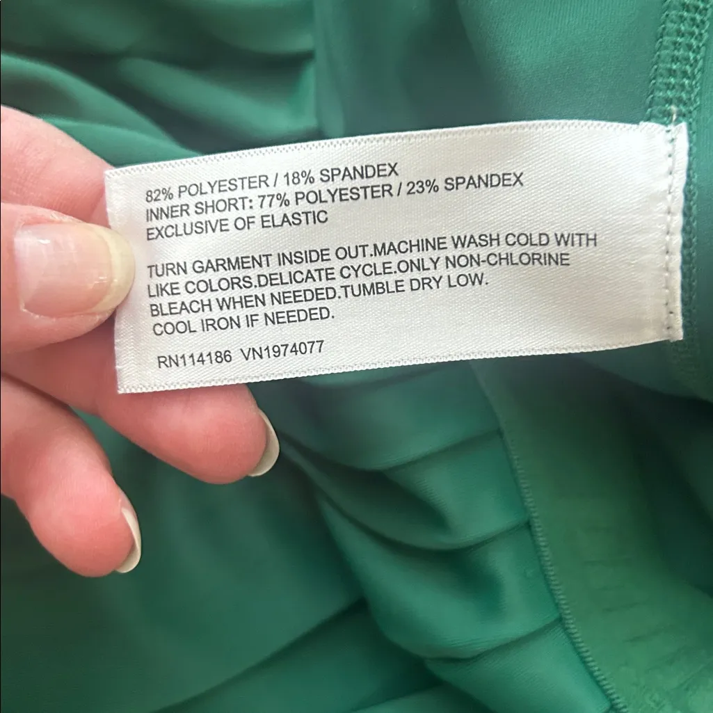 Prince Pickleball Pleated Green Skort Size XL - Image 7